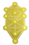 18k gold plated Kabbalah Tree of Life Healing Grid