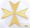 cross of saint germain - 18 karat gold plated