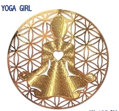 Yoga with Flower of Life Healing Grid