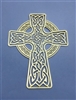 YA-682 Celtic Cross 18K Gold plated 6"