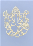 YA-694 Ganesh Profile 18k Gold plated 6" Grid