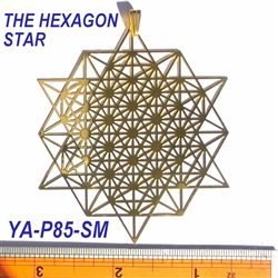 The 3" Hexagon Star Pendant