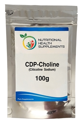 CDP Choline (Citicoline Sodium) 100g Bulk Powder