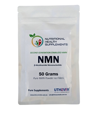 NMN (Î²-Nicotinamide mononucleotide) 50g Bulk Powder