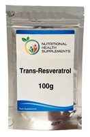 Trans-Resveratrol 98% 100g Bulk Powder