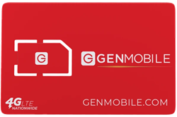GenMobile T-Mobile 3in1 SIM