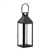 Black Manhattan Slender Metal Candle Lantern