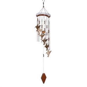 Hummingbird Flutter Windchime 32" Long