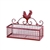 Red Rooster Single Basket Wall Rack