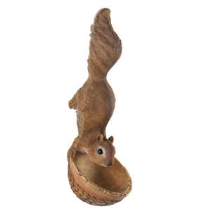 Scurrying Brown Squirrel Birdfeeder