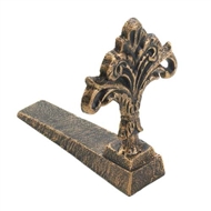 Fleur-De-Lis Cast Iron Door Stop