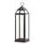 Extra Tall Bronze Metal Contemporary Candle Lantern