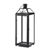 Midtown Large Black Candle Lantern