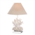 White Coral Sculpture Table Lamp