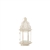 Sublime Distressed Small White Candle Lantern