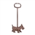 Cast Iron Terrier Door Stopper w/Handle
