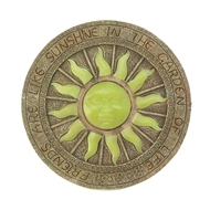 Radiant Sun Glowing Stepping Stone