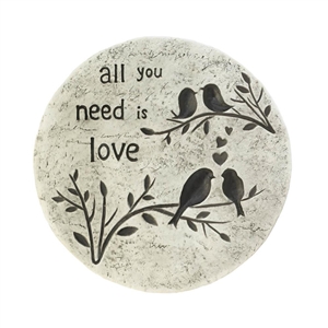 All You Need Is Love Stepping Stone Path Marker