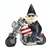 Biker Gnome Solar Statue