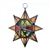 Multi Faceted Colorful Glass Star Candle Lantern