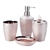 4-Pc Porcelain Rose Golden Shimmer Bath Accessory Set