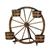 Wagon Wheel Rustic 4-Barrel Planter