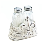 Fleur-De-Lis Salt And Pepper Shakers Set