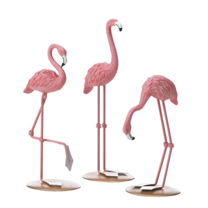 Flamingo Trio Tabletop Decor