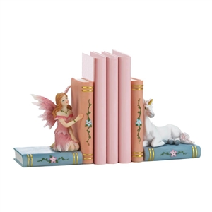 Enchanted Fairy And Unicorn Bookends