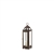 Small Copper Metal Pillar Candle Lantern