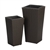 Brown Tuscany Wicker Tall Planters Set of 2