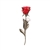 Single Red Rose Candle Wall Sconce