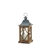 Wooden Diamond Lattice Candle Lantern