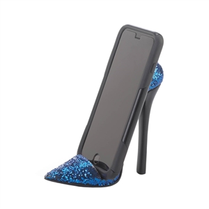 Sparkle Blue High Heel Shoe Cell Phone Holder