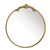 Ornate Gold Round Wall Mirror