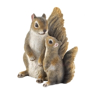 Mommy And Me Squirrel Garden Statue