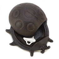 Ladybug Cast Iron Key Hider