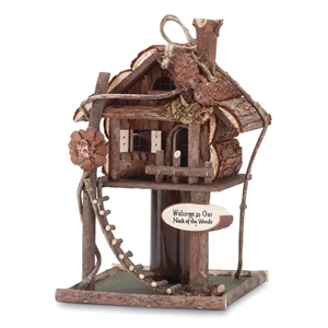 "Our Neck of the Woods" Treehouse Birdfeeder