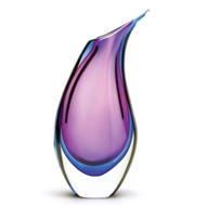 Violet-Indigo Duo Tone Modern Glass Vase