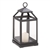 Black Contemporary Metal Candle Lantern