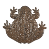 Frog Cast Iron Stepping Stone Plaque