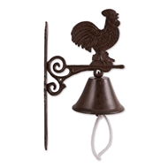 Rooster Cast Iron Wall Bell