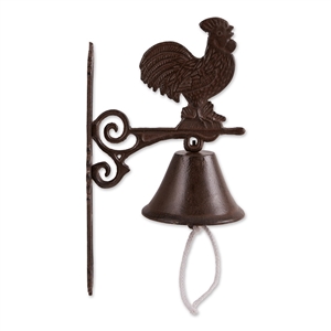 Rooster Cast Iron Wall Bell