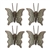 Butterfly Cast Iron Pot Hanger Set of 4