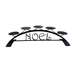 Noel Tabletop Centerpiece Black Metal Candle Holder