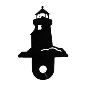 Lighthouse Door Silhouette Black Handle/Knob Dressup