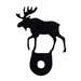 Moose Door Silhouette Black Handle/Knob Dressup