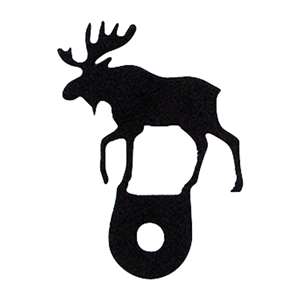 Moose Door Silhouette Black Handle/Knob Dressup