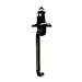 Lighthouse Black Vertical Door Handle