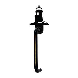 Lighthouse Black Vertical Door Handle